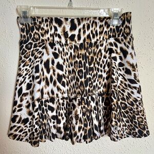 Dona Jo Animal Print Skort